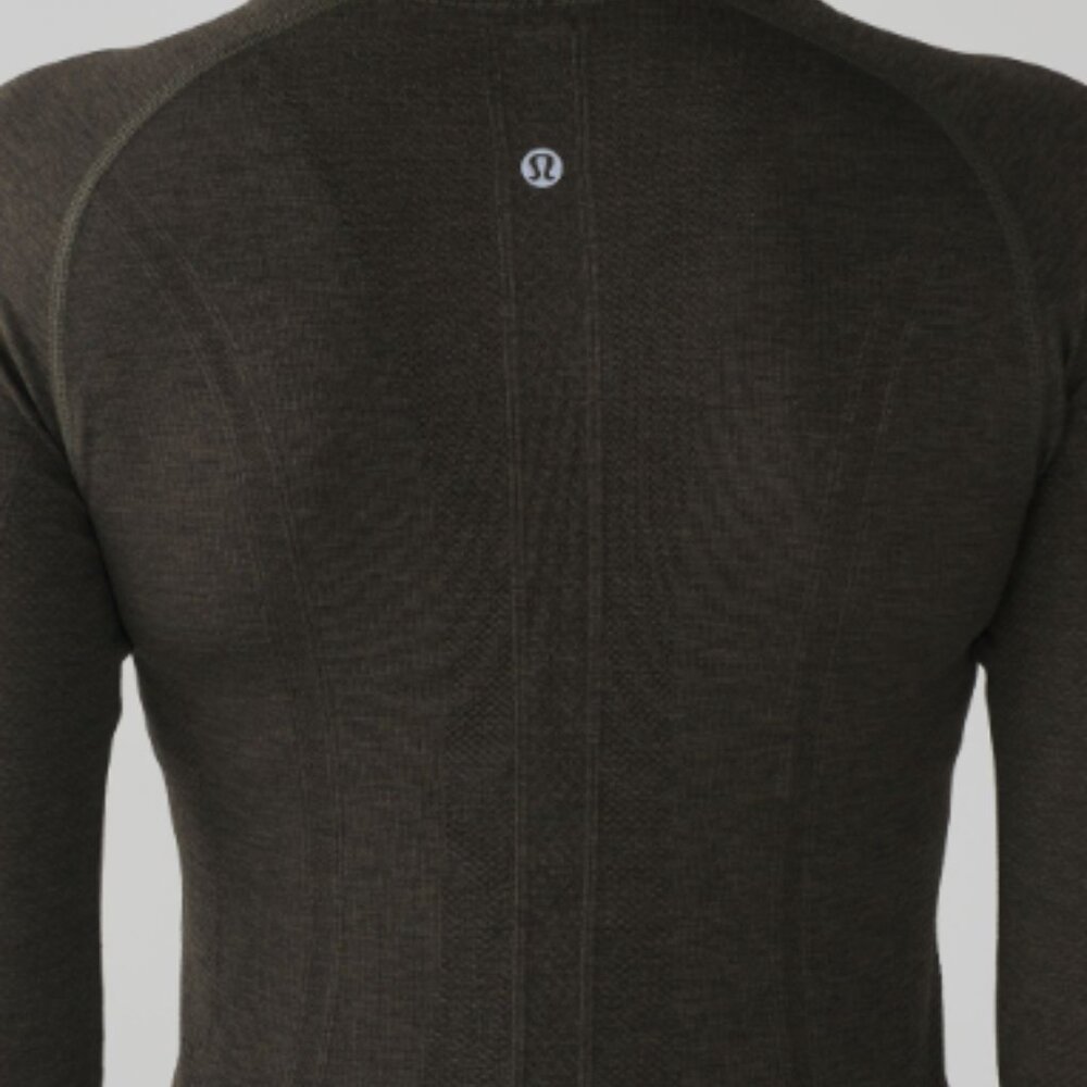 (6006)  🍋 LULULEMON RUN: Swiftly Tech Long Sleeve Crew Sz 10 EUC - Picture 5 of 10